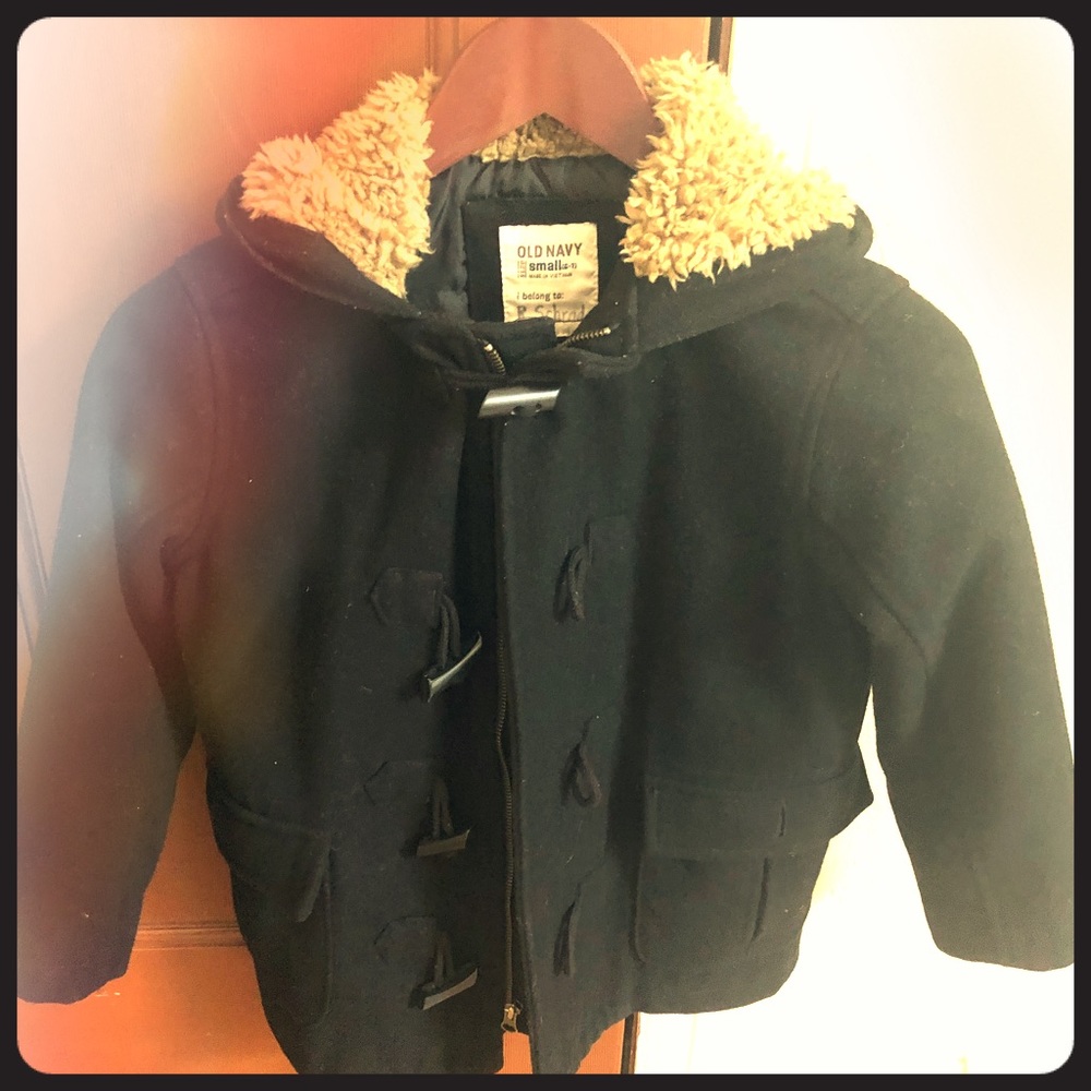 Black Wool with Toggles